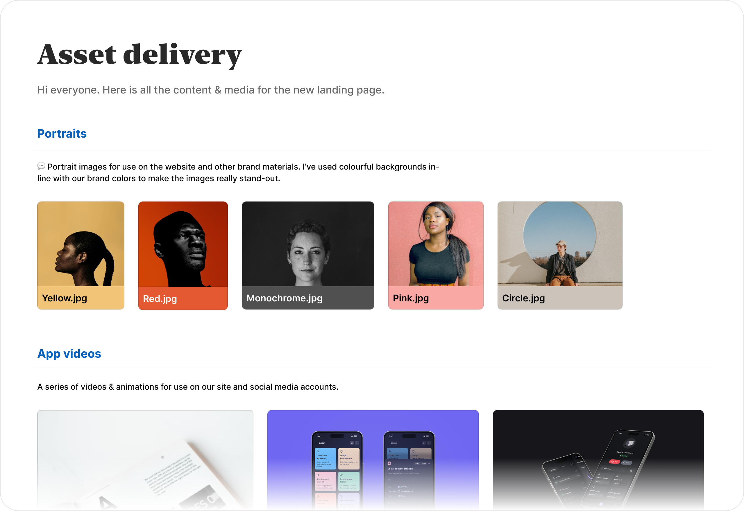 Delivering files with Peony looks stunning